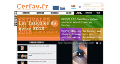Desktop Screenshot of cerfav.fr
